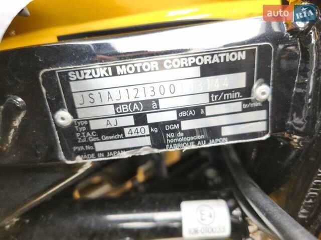 Желтый Сузуки GSX 600F, объемом двигателя 0.6 л и пробегом 27 тыс. км за 3700 $, фото 20 на Automoto.ua