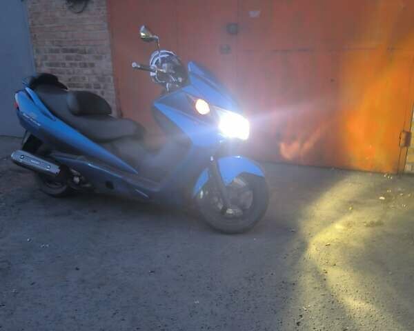 Синий Сузуки Skywave 250, объемом двигателя 0.25 л и пробегом 42 тыс. км за 1700 $, фото 5 на Automoto.ua