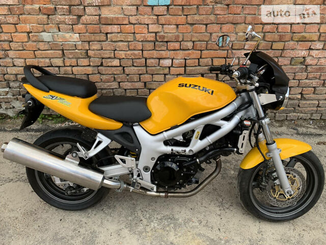Желтый Сузуки SV 650, объемом двигателя 0.65 л и пробегом 23 тыс. км за 3000 $, фото 14 на Automoto.ua