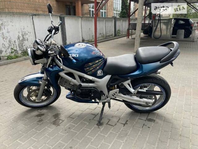 Синій Сузукі SV 650, об'ємом двигуна 0.65 л та пробігом 48 тис. км за 3650 $, фото 1 на Automoto.ua