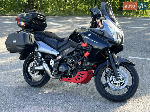 Чорний Сузукі V-Strom 1000, об'ємом двигуна 1 л та пробігом 128 тис. км за 4100 $, фото 1 на Automoto.ua