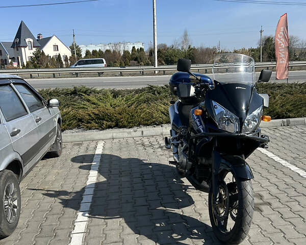 Синий Сузуки V-Strom 1000, объемом двигателя 1 л и пробегом 48 тыс. км за 4900 $, фото 2 на Automoto.ua