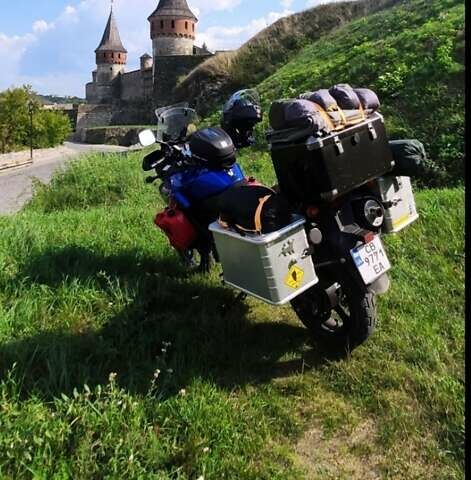 Синій Сузукі V-Strom 650, об'ємом двигуна 0.65 л та пробігом 5 тис. км за 5500 $, фото 3 на Automoto.ua