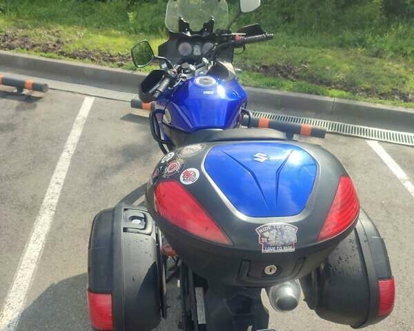 Синий Сузуки V-Strom 650, объемом двигателя 0.65 л и пробегом 65 тыс. км за 5000 $, фото 7 на Automoto.ua