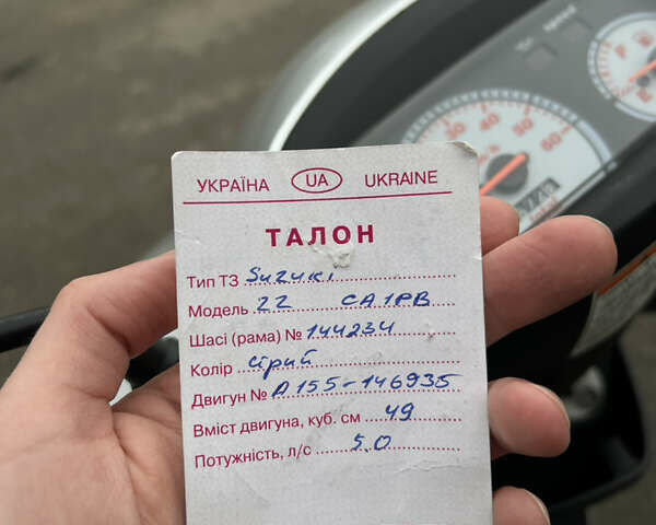 Серый Сузуки ZZ 50, объемом двигателя 49.9 л и пробегом 8 тыс. км за 850 $, фото 11 на Automoto.ua
