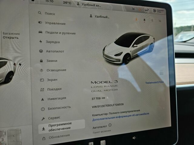 Белый Тесла Модель 3, объемом двигателя 0 л и пробегом 37 тыс. км за 25500 $, фото 23 на Automoto.ua