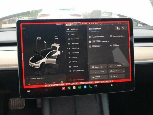 Білий Тесла Модель 3, об'ємом двигуна 0 л та пробігом 59 тис. км за 5203 $, фото 8 на Automoto.ua