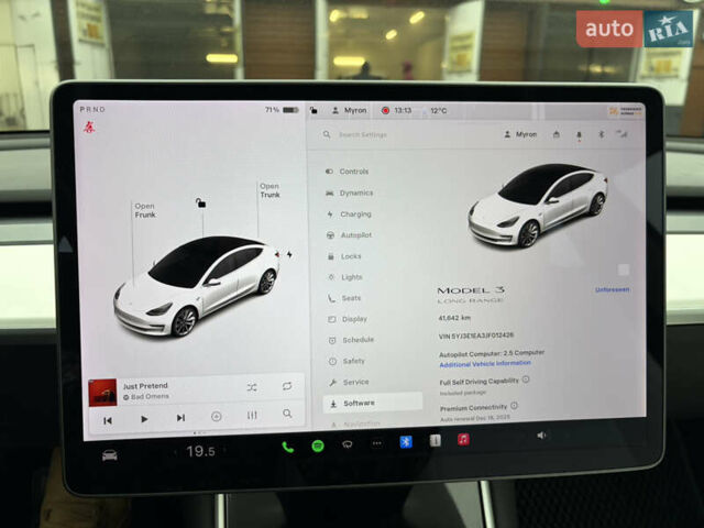 Білий Тесла Модель 3, об'ємом двигуна 0 л та пробігом 41 тис. км за 20000 $, фото 11 на Automoto.ua