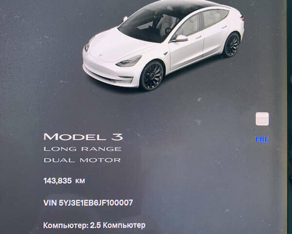 Білий Тесла Модель 3, об'ємом двигуна 0 л та пробігом 143 тис. км за 16999 $, фото 8 на Automoto.ua