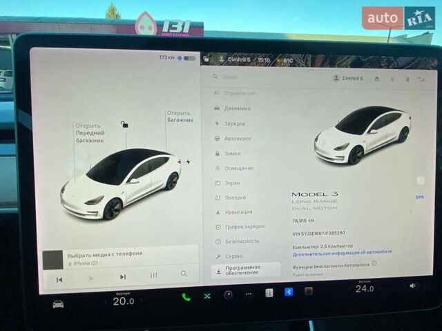 Белый Тесла Модель 3, объемом двигателя 0 л и пробегом 80 тыс. км за 17500 $, фото 13 на Automoto.ua