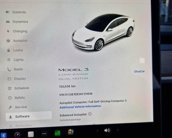 Белый Тесла Модель 3, объемом двигателя 0 л и пробегом 135 тыс. км за 20500 $, фото 4 на Automoto.ua