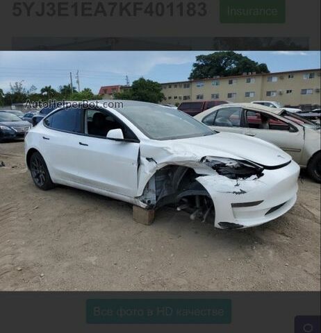 Белый Тесла Модель 3, объемом двигателя 0 л и пробегом 198 тыс. км за 12200 $, фото 7 на Automoto.ua