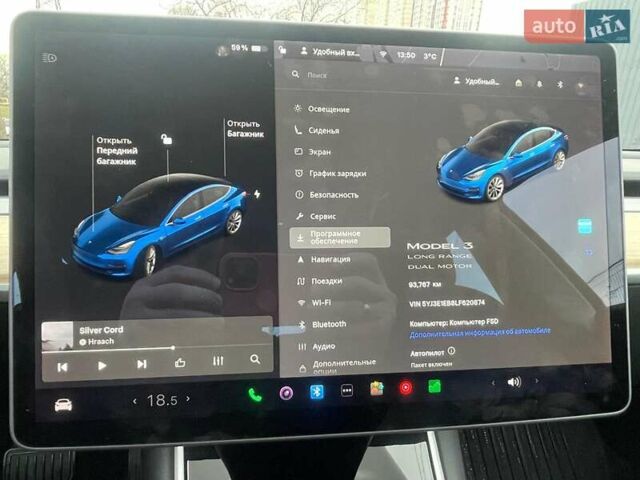 Белый Тесла Модель 3, объемом двигателя 0 л и пробегом 93 тыс. км за 20300 $, фото 2 на Automoto.ua