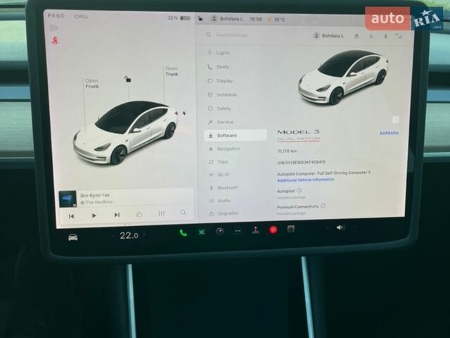 Белый Тесла Модель 3, объемом двигателя 0 л и пробегом 71 тыс. км за 19500 $, фото 12 на Automoto.ua