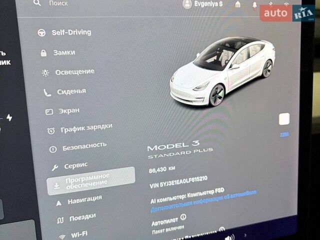 Белый Тесла Модель 3, объемом двигателя 0 л и пробегом 86 тыс. км за 17000 $, фото 9 на Automoto.ua