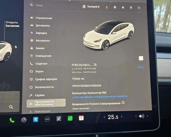 Білий Тесла Модель 3, об'ємом двигуна 0 л та пробігом 78 тис. км за 17950 $, фото 9 на Automoto.ua
