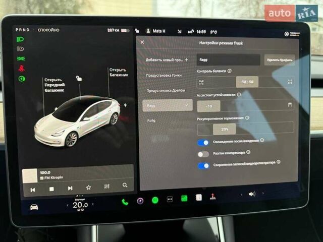 Белый Тесла Модель 3, объемом двигателя 0 л и пробегом 100 тыс. км за 22500 $, фото 15 на Automoto.ua
