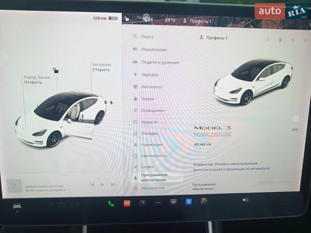 Білий Тесла Модель 3, об'ємом двигуна 0 л та пробігом 48 тис. км за 24800 $, фото 16 на Automoto.ua