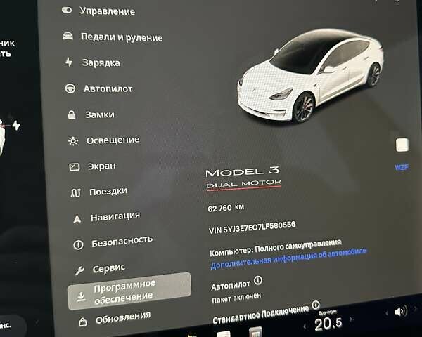 Білий Тесла Модель 3, об'ємом двигуна 0 л та пробігом 62 тис. км за 35000 $, фото 29 на Automoto.ua