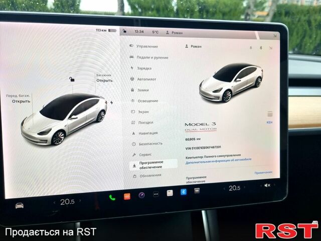Белый Тесла Модель 3, объемом двигателя 0 л и пробегом 60 тыс. км за 25000 $, фото 4 на Automoto.ua