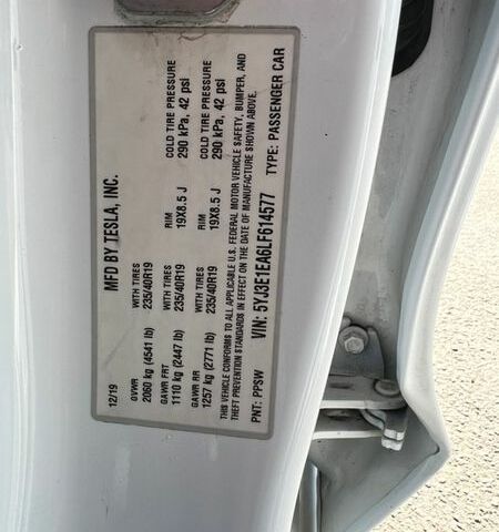 Білий Тесла Модель 3, об'ємом двигуна 0 л та пробігом 175 тис. км за 14700 $, фото 20 на Automoto.ua