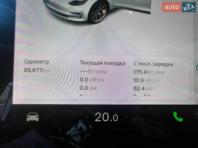 Белый Тесла Модель 3, объемом двигателя 0 л и пробегом 85 тыс. км за 14400 $, фото 7 на Automoto.ua