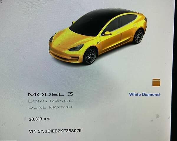 Білий Тесла Модель 3, об'ємом двигуна 0 л та пробігом 28 тис. км за 22000 $, фото 3 на Automoto.ua
