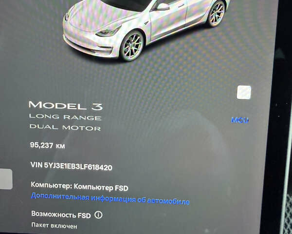 Белый Тесла Модель 3, объемом двигателя 0 л и пробегом 95 тыс. км за 17500 $, фото 16 на Automoto.ua