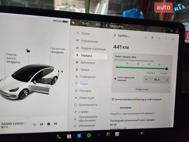 Белый Тесла Модель 3, объемом двигателя 0 л и пробегом 92 тыс. км за 12000 $, фото 11 на Automoto.ua