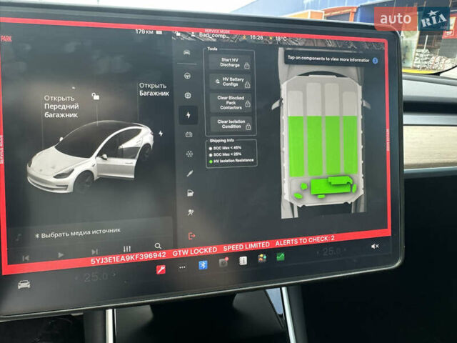 Білий Тесла Модель 3, об'ємом двигуна 0 л та пробігом 120 тис. км за 18900 $, фото 14 на Automoto.ua