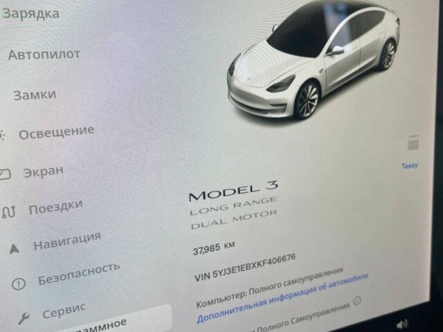 Білий Тесла Модель 3, об'ємом двигуна 0 л та пробігом 38 тис. км за 26500 $, фото 25 на Automoto.ua