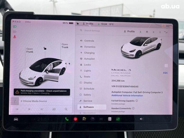 Білий Тесла Модель 3, об'ємом двигуна 0 л та пробігом 203 тис. км за 12000 $, фото 26 на Automoto.ua