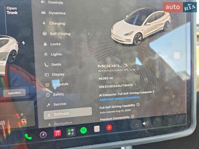 Білий Тесла Модель 3, об'ємом двигуна 0 л та пробігом 78 тис. км за 7100 $, фото 8 на Automoto.ua