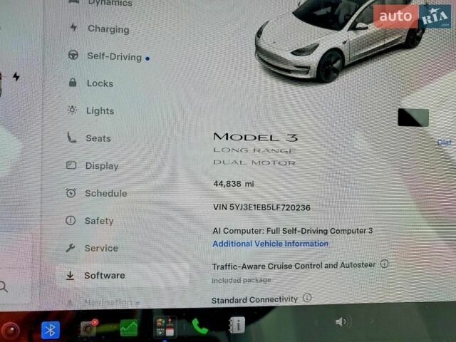 Белый Тесла Модель 3, объемом двигателя 0 л и пробегом 72 тыс. км за 5500 $, фото 8 на Automoto.ua