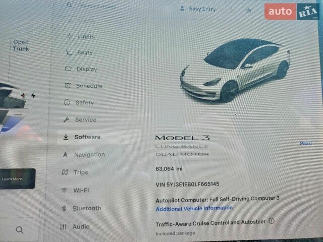Белый Тесла Модель 3, объемом двигателя 0 л и пробегом 101 тыс. км за 5500 $, фото 8 на Automoto.ua