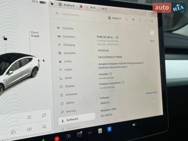 Белый Тесла Модель 3, объемом двигателя 0 л и пробегом 78 тыс. км за 17990 $, фото 21 на Automoto.ua