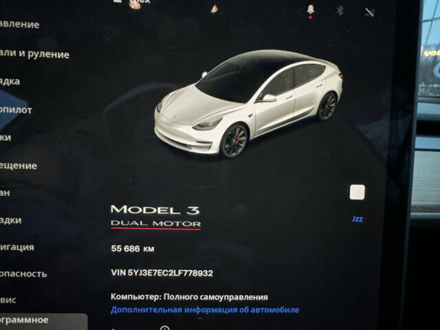 Білий Тесла Модель 3, об'ємом двигуна 0 л та пробігом 55 тис. км за 33600 $, фото 21 на Automoto.ua