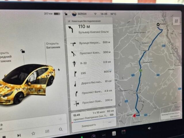Білий Тесла Модель 3, об'ємом двигуна 0 л та пробігом 50 тис. км за 21600 $, фото 18 на Automoto.ua