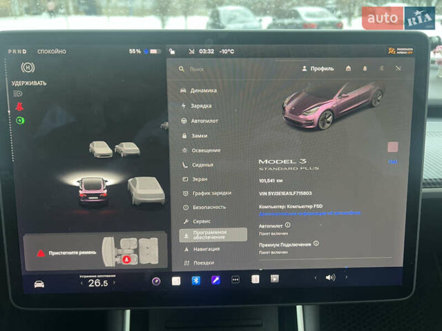 Белый Тесла Модель 3, объемом двигателя 0 л и пробегом 101 тыс. км за 14800 $, фото 26 на Automoto.ua
