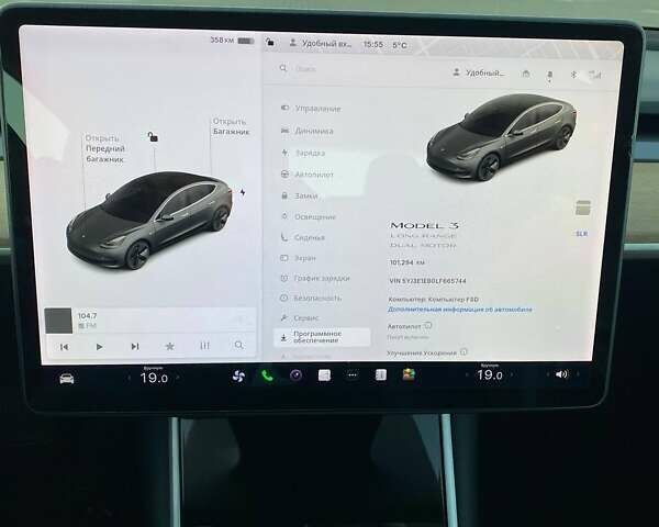 Белый Тесла Модель 3, объемом двигателя 0 л и пробегом 101 тыс. км за 19400 $, фото 14 на Automoto.ua