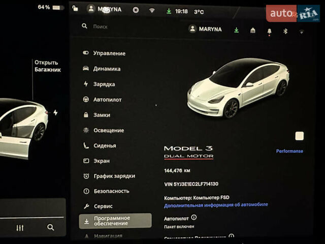 Белый Тесла Модель 3, объемом двигателя 0 л и пробегом 145 тыс. км за 20000 $, фото 8 на Automoto.ua