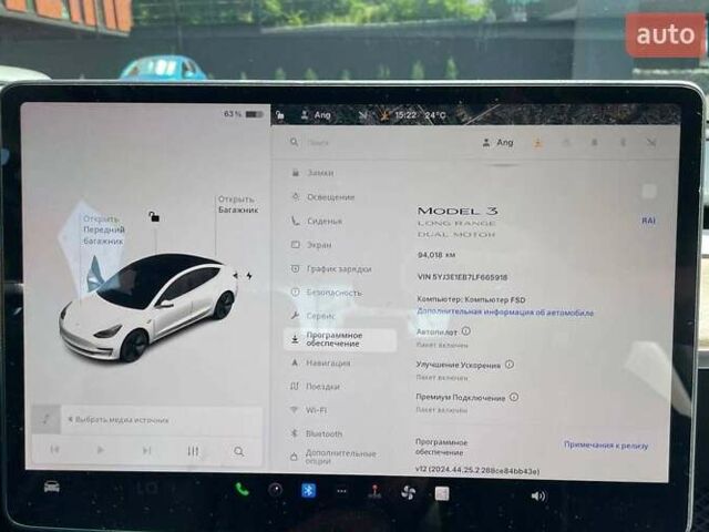 Белый Тесла Модель 3, объемом двигателя 0 л и пробегом 98 тыс. км за 21300 $, фото 11 на Automoto.ua