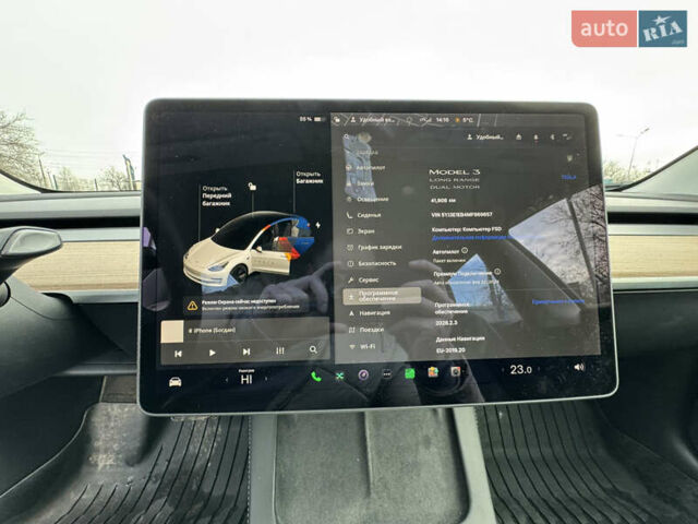 Білий Тесла Модель 3, об'ємом двигуна 0 л та пробігом 41 тис. км за 22500 $, фото 14 на Automoto.ua