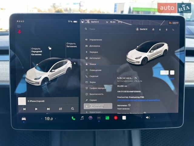 Білий Тесла Модель 3, об'ємом двигуна 0 л та пробігом 65 тис. км за 17950 $, фото 35 на Automoto.ua