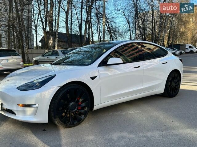 Білий Тесла Модель 3, об'ємом двигуна 0 л та пробігом 76 тис. км за 22000 $, фото 1 на Automoto.ua