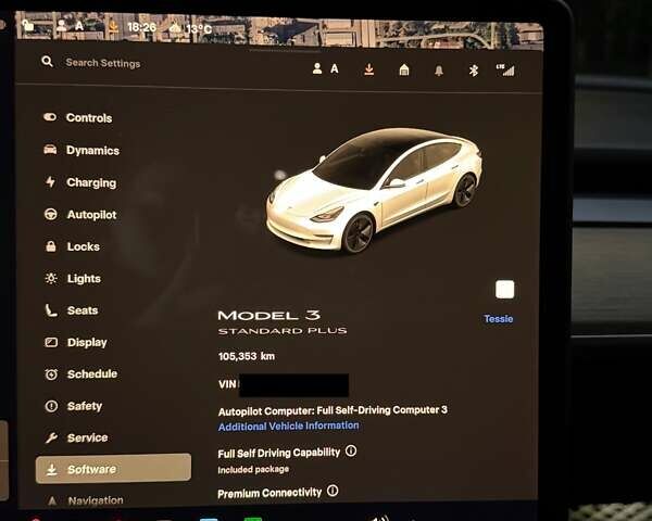 Тесла Модель 3 2021 у Києві на Automoto.ua Білий Тесла Модель 3, об'ємом двигуна 0 л та пробігом 105 тис. км за 19500 $, фото 20 на Automoto.ua