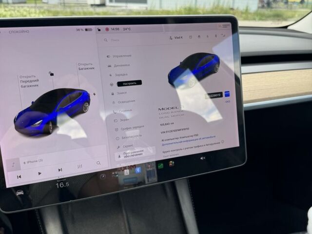 Белый Тесла Модель 3, объемом двигателя 0 л и пробегом 105 тыс. км за 19413 $, фото 22 на Automoto.ua