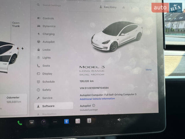 Білий Тесла Модель 3, об'ємом двигуна 0 л та пробігом 128 тис. км за 21500 $, фото 12 на Automoto.ua