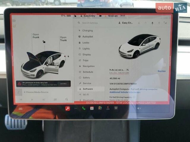 Білий Тесла Модель 3, об'ємом двигуна 0 л та пробігом 65 тис. км за 18000 $, фото 8 на Automoto.ua
