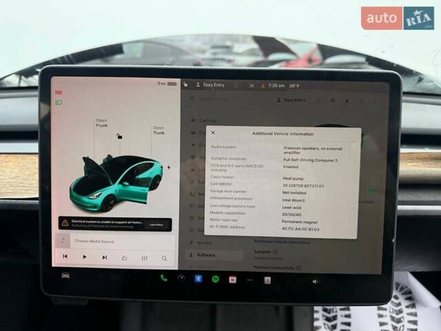Белый Тесла Модель 3, объемом двигателя 0 л и пробегом 100 тыс. км за 12900 $, фото 18 на Automoto.ua